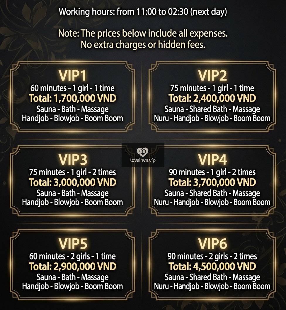 Nuru massage Nha Trang — VIP menu in English, erotic massage LoveinAsia